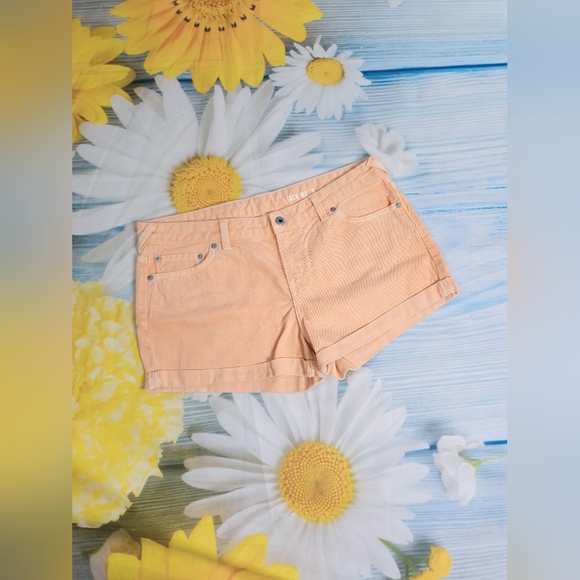 Jack Wills Pants - Jack Wills size uk 10 Apricot pink Denim Shorts